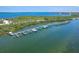 Modern boat dock with multiple boat slips, a boater's dream with easy access to the water at 1375 Beach Rd # 201, Englewood, FL 34223