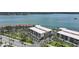 Aerial view of condo community with waterfront location at 1501 Beach Rd # 310, Englewood, FL 34223