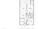 A detailed floor plan of a unit showing the layout of rooms and dimensions at 1501 Beach Rd # 310, Englewood, FL 34223
