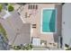 Aerial shot of the community pool with lounge chairs and a pristine, well maintained pool area at 1730 Manasota Beach Rd # 204, Englewood, FL 34223