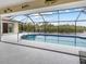 Beautiful screened-in pool with a view of the river at 2295 Chilcote Ter, Port Charlotte, FL 33981