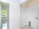 A functional laundry area is featured in this home with connections for appliances at 482 Sunset N Rd, Rotonda West, FL 33947