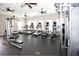 Community gym featuring multiple treadmills, stationary bikes, and weightlifting machines at 5009 Skyview Ln, Bradenton, FL 34211
