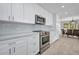 This bright kitchen features modern appliances and lots of cabinet space at 5174 Conner Ter, Port Charlotte, FL 33981