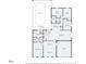 Detailed floor plan showcasing the layout of the home at 5510 Moongate Rd, Spring Hill, FL 34606