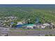 Aerial shot of a Gathering-friendly water park featuring natural springs, slides, and recreation areas at 5510 Moongate Rd, Spring Hill, FL 34606