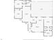 Detailed floor plan showcasing layout of living spaces, bedrooms, bathrooms and lanai at 7048 Inland St, Englewood, FL 34224