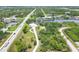 Expansive aerial view of a home with direct water access and a community surrounded by natural beauty at 8127 Consul St, Port Charlotte, FL 33981