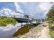 Boat lift and dock on the canal at 8127 Consul St, Port Charlotte, FL 33981