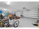 Well-organized garage with ample space for vehicles and a variety of equipment at 8127 Consul St, Port Charlotte, FL 33981
