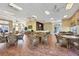 Cozy lounge area with wicker furniture, ceiling fans, and a relaxed atmosphere at 8411 Placida Rd # 404, Placida, FL 33946