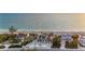 Expansive aerial view of a beachfront estate, showcasing its prime location and beautiful surroundings at 8500 Manasota Key Rd, Englewood, FL 34223