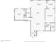 Detailed floor plan showcasing layout of the home with room dimensions and placements at 1040 Caples St, Englewood, FL 34223