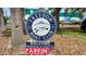 Freedom Boat Club sign with parking information for members and guests at 10521 Amberjack Way # 303, Englewood, FL 34224