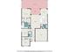 Detailed floor plan showcasing the home's layout, including bedrooms, bathrooms, and a spacious living area at 13376 Golf Pointe Dr, Port Charlotte, FL 33953