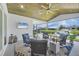 Stylish outdoor patio with comfortable seating, scenic views, and a relaxed atmosphere at 15610 Staunton Cir, Port Charlotte, FL 33981