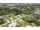 Expansive aerial view of a neighborhood with lush greenery and well-maintained homes at 18112 Windswept Av, Port Charlotte, FL 33948