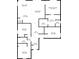Detailed floorplan of the house showing all rooms and their dimensions at 271 Antis Dr, Rotonda West, FL 33947
