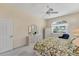 Comfortable bedroom with lots of natural light, ceiling fan, and neutral colors at 285 Spaniards Rd, Placida, FL 33946
