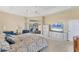 Spacious main bedroom with access to the lanai and pool area at 285 Spaniards Rd, Placida, FL 33946