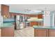 Updated kitchen with stainless steel appliances and plenty of counter space at 365 Capstan Dr, Placida, FL 33946