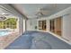 Enclosed lanai providing seamless access to the pool, creating an ideal space for relaxation and outdoor enjoyment at 365 Capstan Dr, Placida, FL 33946