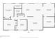 An overhead architectural floor plan presents the home's layout and dimensions at 4371 Tollefson Ave, North Port, FL 34287