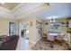 Charming breakfast nook with views of the backyard and access to patio at 9325 Crugar Ter, Englewood, FL 34224