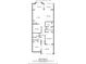 Detailed floor plan of the home layout including the dimensions of each room at 12550 Galapagos Ct # 104, Venice, FL 34293