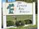 Lemon Bay Breezes community sign at the entrance, welcoming you to a comfortable living environment at 1401 S Mccall Rd # 101, Englewood, FL 34223