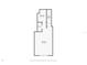 Detailed floor plan of the second story with a bedroom, bathroom, stairs and closet at 15521 Lakeland Cir, Port Charlotte, FL 33981