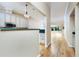 View from kitchen to the open-concept living and dining areas at 1640 Atares # 23, Punta Gorda, FL 33950