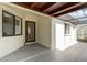 Covered patio with tile flooring, perfect for outdoor dining at 1640 Atares # 23, Punta Gorda, FL 33950