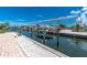Well-maintained boat lift for easy access to the water at 1930 Massachusetts Ave, Englewood, FL 34224