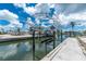 A well maintained boat lift for easy water access at 1930 Massachusetts Ave, Englewood, FL 34224