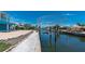 Private dock with boat lift and easy access to the open water at 1930 Massachusetts Ave, Englewood, FL 34224