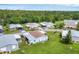 A serene community view showcasing multiple mobile homes with mature landscaping and lush green lawns at 742 Portwine Ct # 17, Englewood, FL 34223