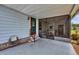 Inviting screened-in patio with outdoor seating, perfect for relaxation and entertaining at 742 Portwine Ct # 17, Englewood, FL 34223