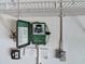Close-up of a Orbit sprinkler control system with easy-to-use features and programming options at 104 Mark Twain Ln, Rotonda West, FL 33947