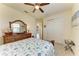 Bedroom with a nautical theme bed and beach decor at 15498 Seafoam Cir, Port Charlotte, FL 33981