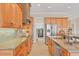 Modern kitchen with updated appliances, ample counter space, and a convenient layout at 1784 Bayshore Dr, Englewood, FL 34223