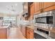 Well-equipped kitchen with modern appliances, sleek countertops, and beautiful cabinetry at 1784 Bayshore Dr, Englewood, FL 34223