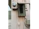 Electrical panel box mounted to the exterior of a home at 2911 Novus St, Sarasota, FL 34237