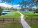 Scenic view of local tennis courts, highlighting well-maintained grounds, pedestrian walkway, and recreational opportunities at 348 W Wentworth St, Englewood, FL 34223