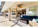 Relaxing screened lanai with a comfortable outdoor seating area, perfect for entertaining at 39 Pine Valley Ct, Rotonda West, FL 33947