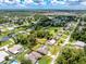 Panoramic view of the home showing pool, lanai, and neighborhood at 4221 Ulster Ave, North Port, FL 34287