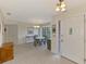 Charming dining area with a round table, bay window and tile floors at 7218 Darlington St, Englewood, FL 34224