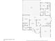 An overhead floor plan layout of the home including the lanai, bathrooms, bedrooms, living room, and kitchen at 7218 Darlington St, Englewood, FL 34224