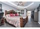 Luxurious main bedroom boasts decorative bed and furniture with serene decor at 7376 Stetson Ln, Port Charlotte, FL 33981