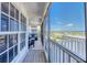 Screened patio with ocean view at 7486 Palm Island Dr # 2413, Boca Grande, FL 33921